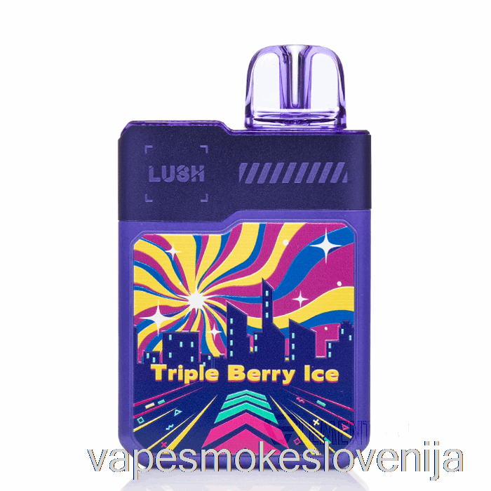 Vape Slovenija Digiflavor X Geek Bar Lush 20k Za Enkratno Uporabo Triple Berry Ice